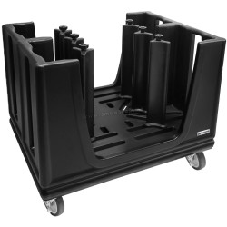 Тележка для транспортировки тарелок GGM Gastro TSU400 (Black)