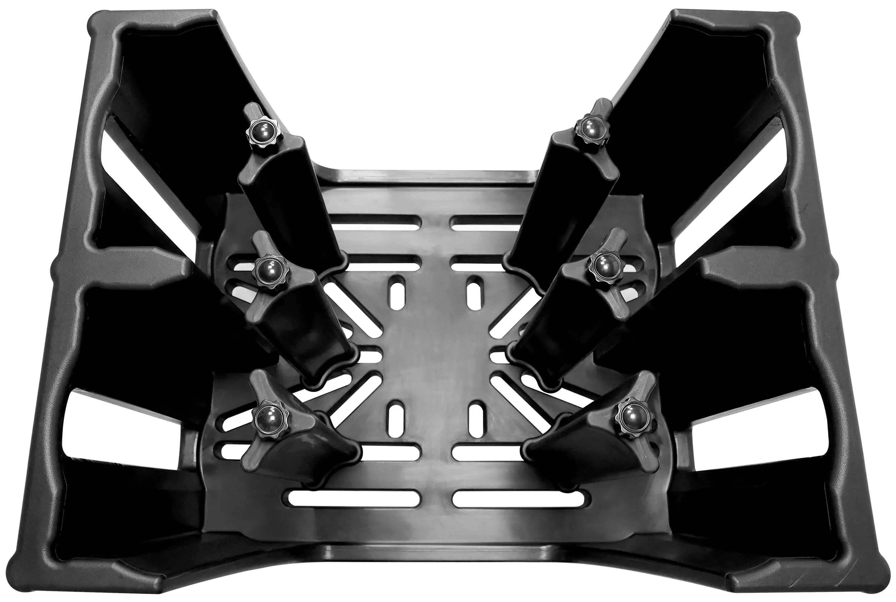 Тележка для транспортировки тарелок GGM Gastro TSU400 (Black) - 5