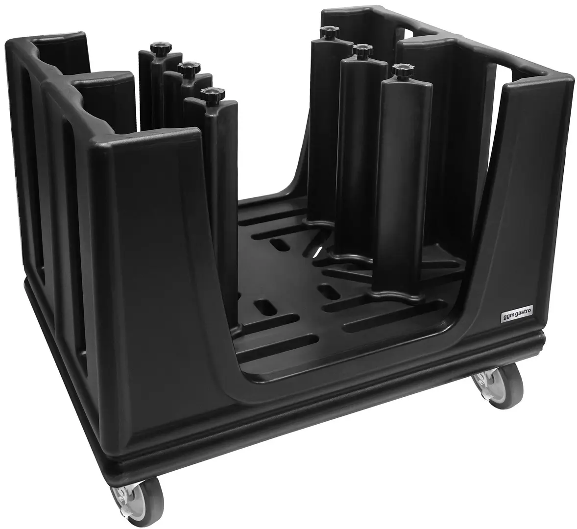 Тележка для транспортировки тарелок GGM Gastro TSU400 (Black)