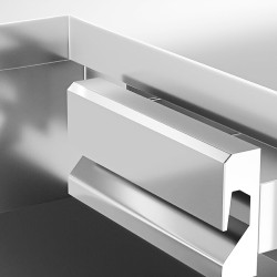 Угловой кассовый прилавок GGM Gastro Kopenhagen BVI800-KL-N (Inox) Thumb