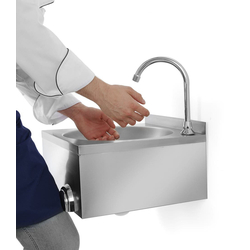 Spalator cu actionare la genunchi Hendi 810316 (Inox) Thumb