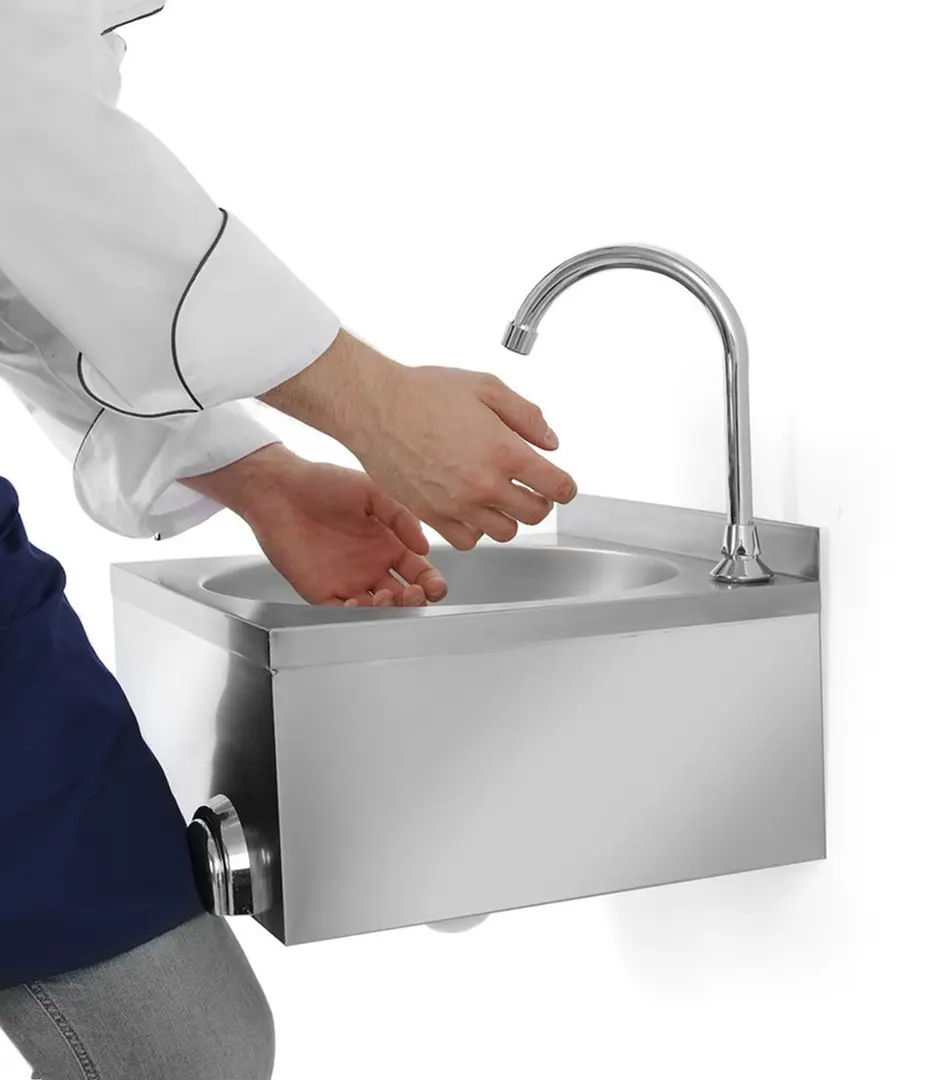 Spalator cu actionare la genunchi Hendi 810316 (Inox)