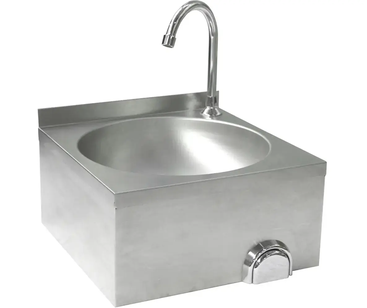 Spalator cu actionare la genunchi Hendi 810316 (Inox)
