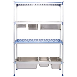 Etajera pentru recipiente gastronorm Hendi 812266 (Silver)