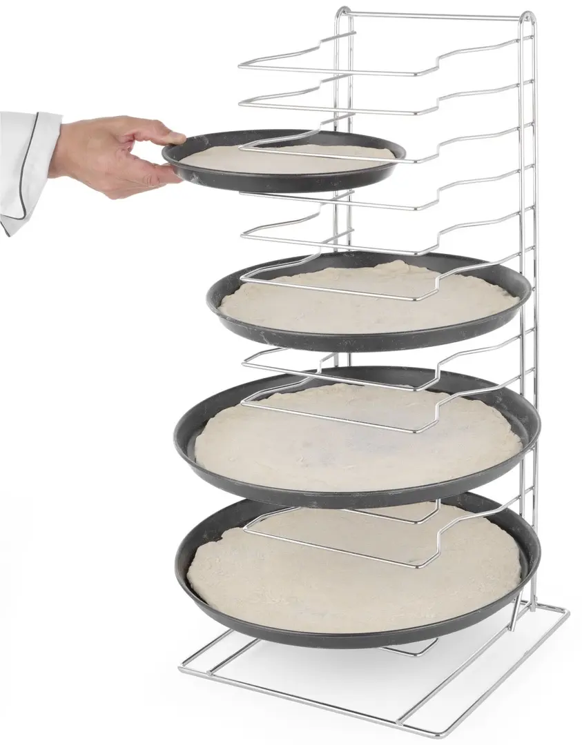 Стеллаж для противней пиццы Hendi 810361 (Silver)