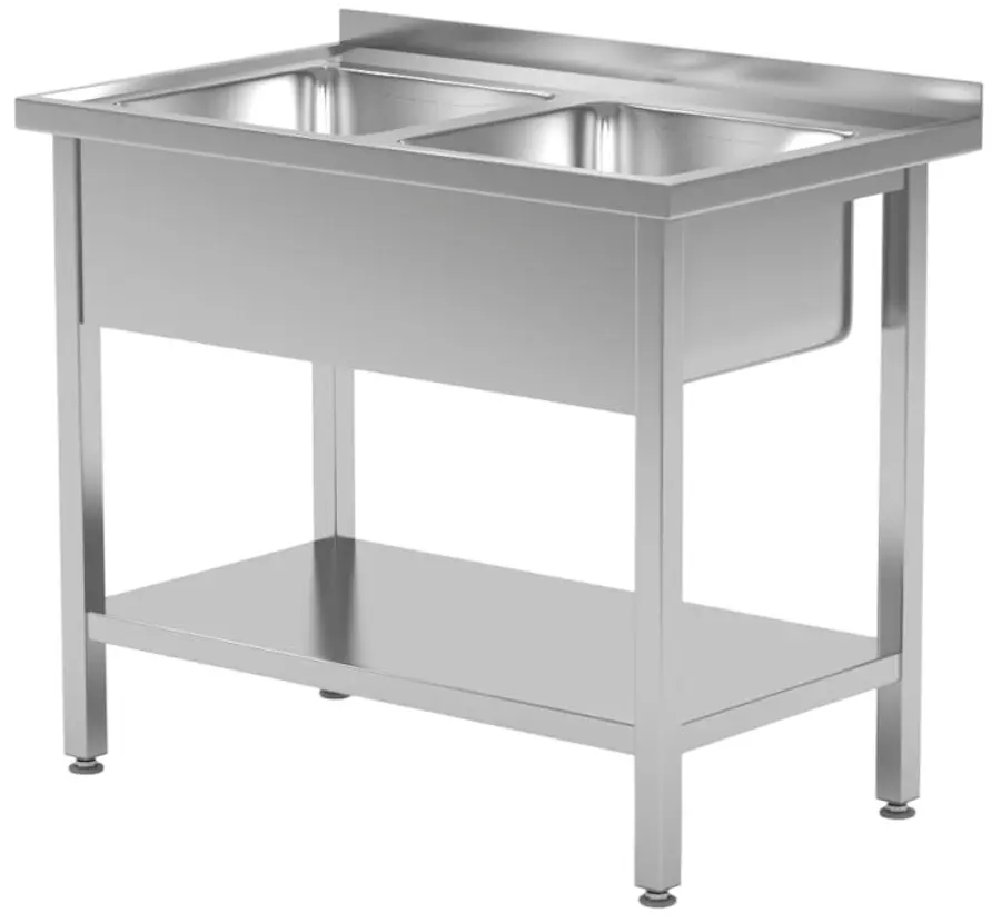 Стол с мойкой Hendi 811887 (Inox)