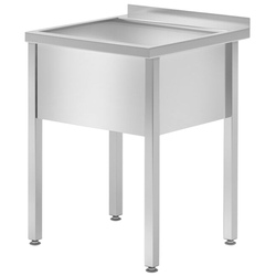 Стол с мойкой Hendi 813294 (Inox)