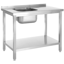 Masa cu chiuveta Hendi Budget Line 817001 (Inox)