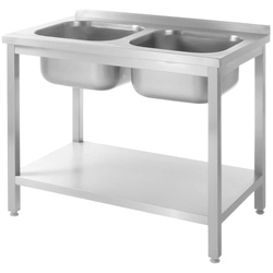 Masa cu chiuveta Hendi Budget Line 817032 (Inox)