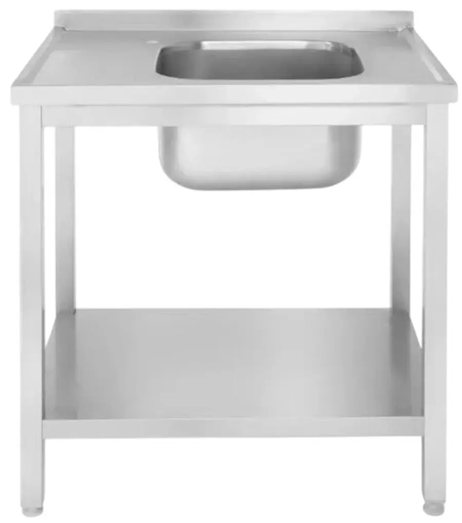 Masa cu chiuveta Hendi Kitchen Line 811863 (Inox)