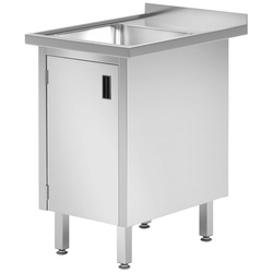 Masa cu chiuveta si dulap Hendi 813539 (Inox)