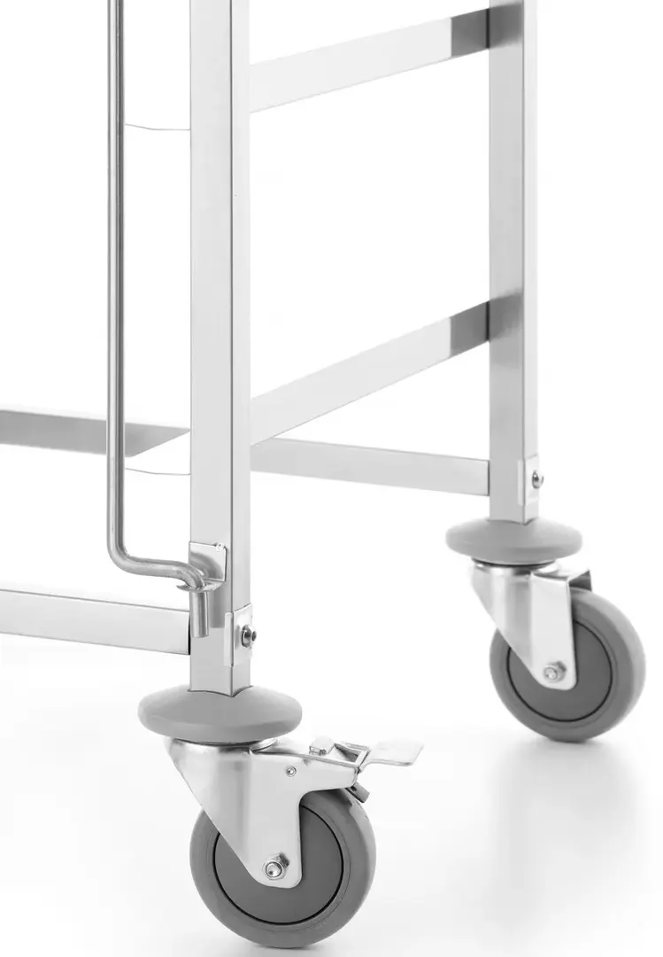 Тележка для перевозки корзин посудомоечных машин Hendi 810583 (Inox) - 4