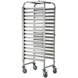 Carucior pentru tave Hendi 810651 (Inox)