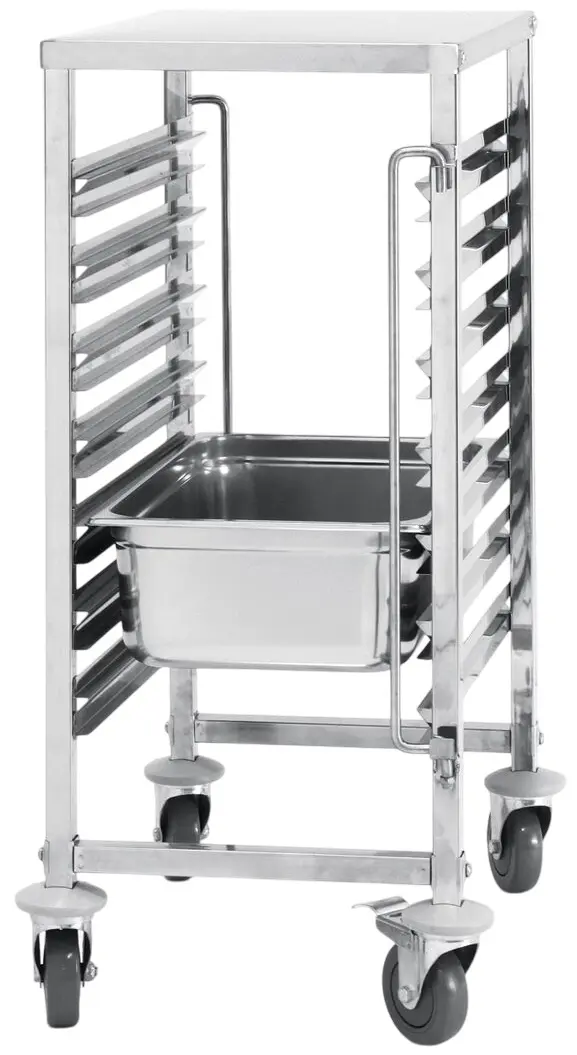 Carucior pentru tave Hendi 810668 (Inox)