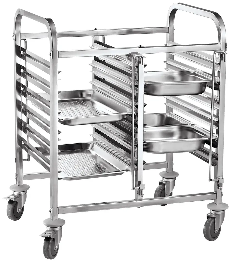 Тележка для транспортировки контейнеров Hendi 810569 (Inox)