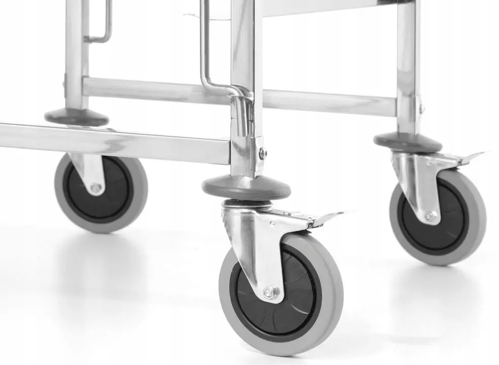 Carucior pentru transportul recipientelor Hendi Kitchen Line 813287 (Silver)