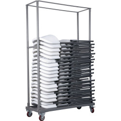 Cărucior pentru transportul scaunelor Hendi AmerBox 811054 (Grey)