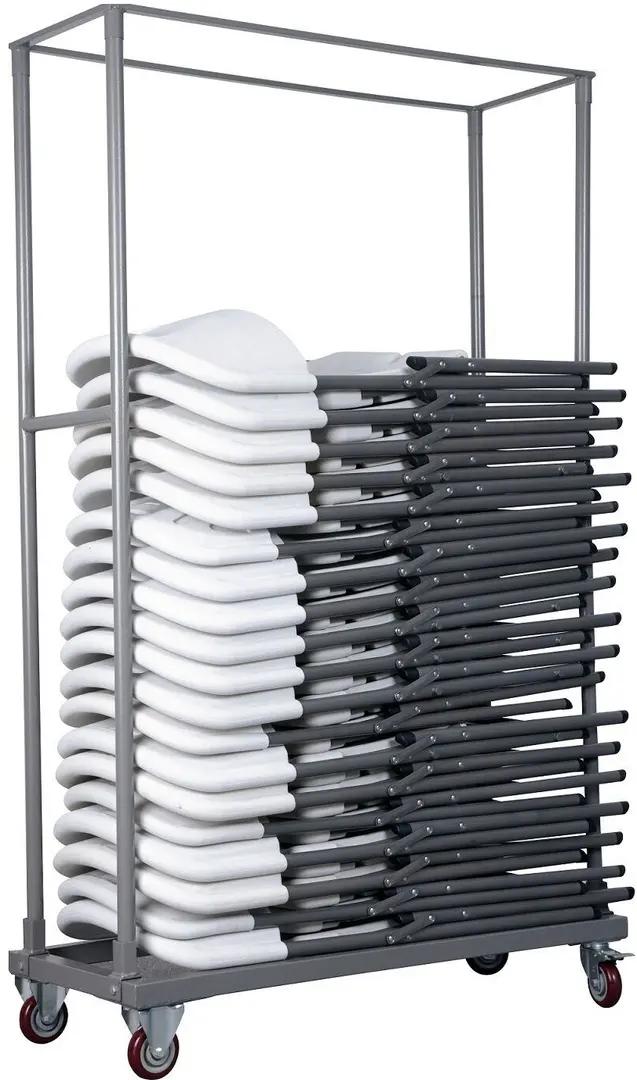 Cărucior pentru transportul scaunelor Hendi AmerBox 811054 (Grey)