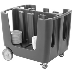 Carucior pentru transportul farfurii Hendi 877906 (Black)