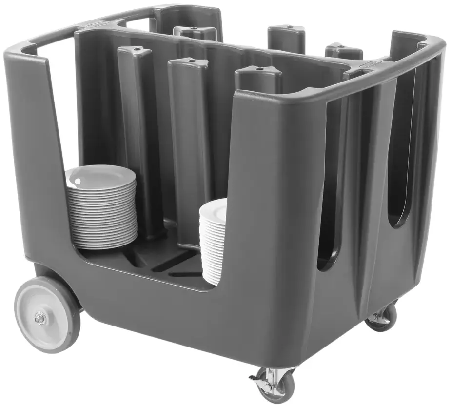 Тележка для транспортировки тарелок Hendi 877906 (Black)
