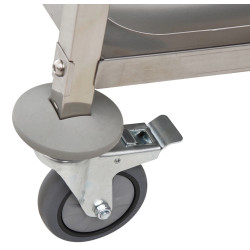 Сервировочная тележка Homcom 801-074 (Inox) Thumb