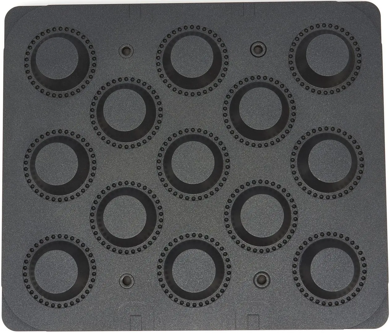 Formă pentru tartalete Maxima Round 9374309 (Black) - 2