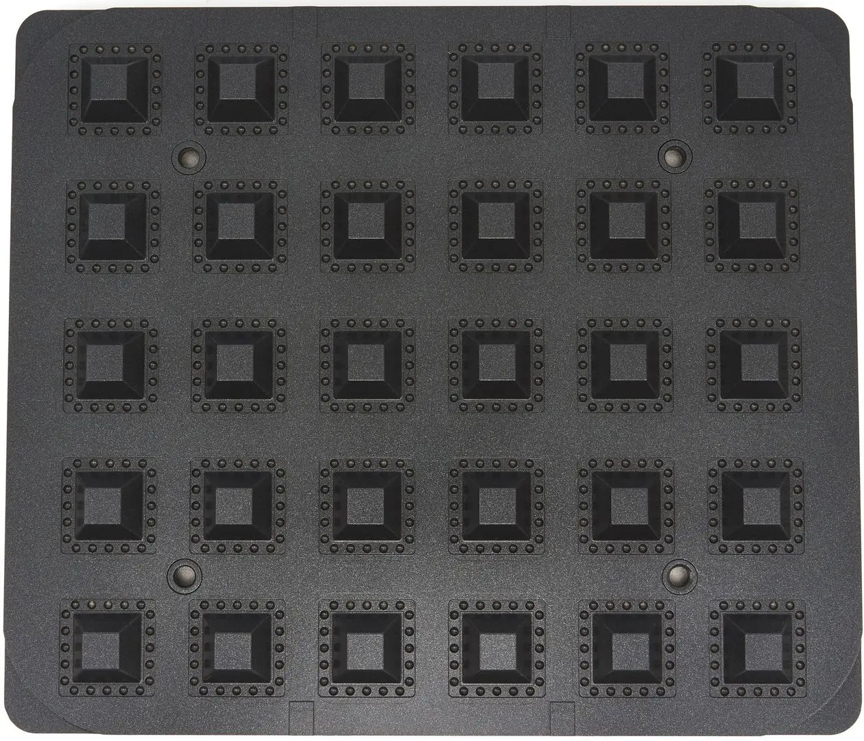 Formă pentru tartalete Maxima Square 9374326 (Black) - 2