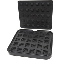 Formă pentru tartalete Maxima Square 9374326 (Black)