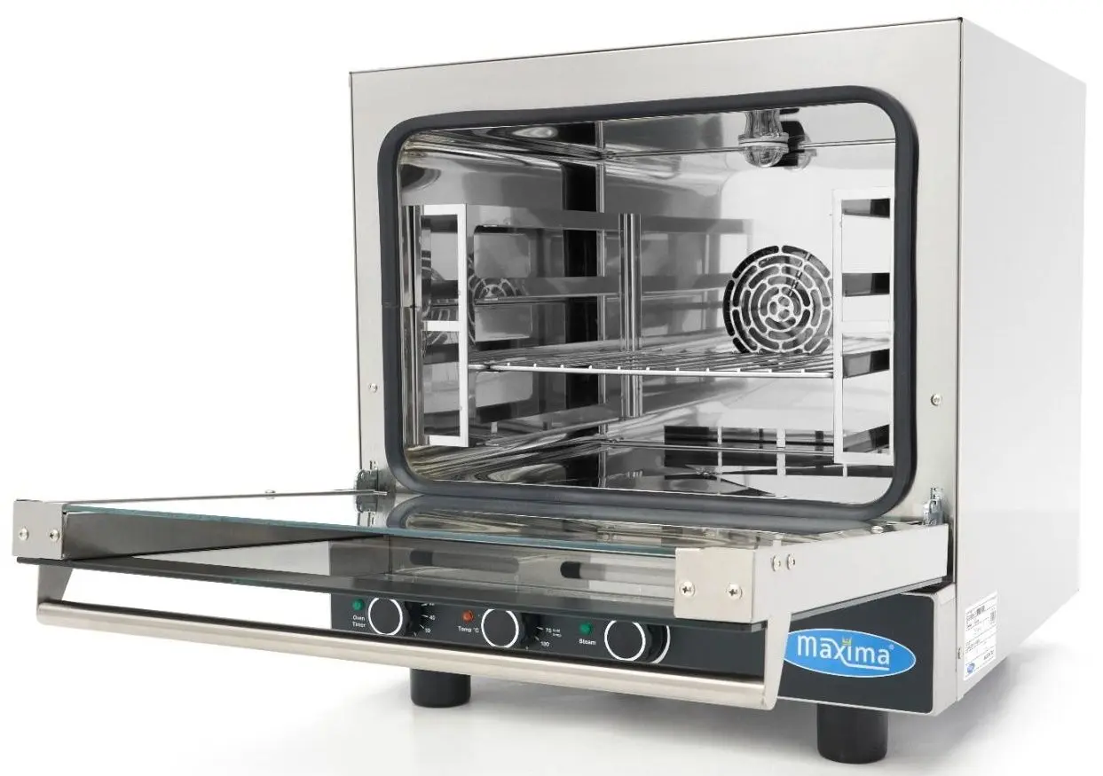 Cuptor cu convecţie Maxima Fits 4x2/3 GN Trays (Inox/Black) - 3