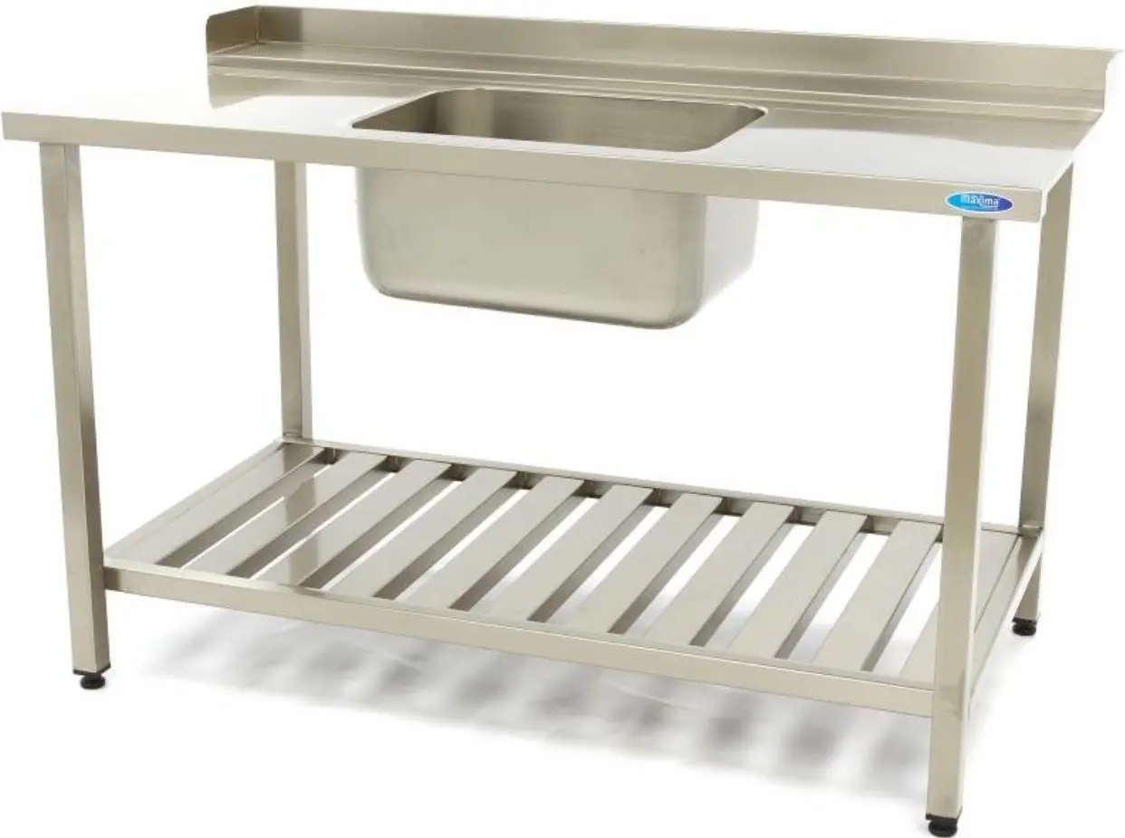 Входной стол для посудомоечной машины Maxima 09201031 1200x750mm Right (Inox)