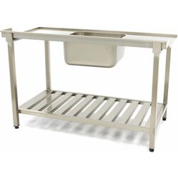 Входной стол для посудомоечной машины Maxima 09201031 1200x750mm Right (Inox) Thumb