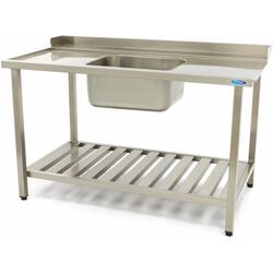 Входной стол для посудомоечной машины Maxima 09201034 1200x750mm Left (Inox) Thumb