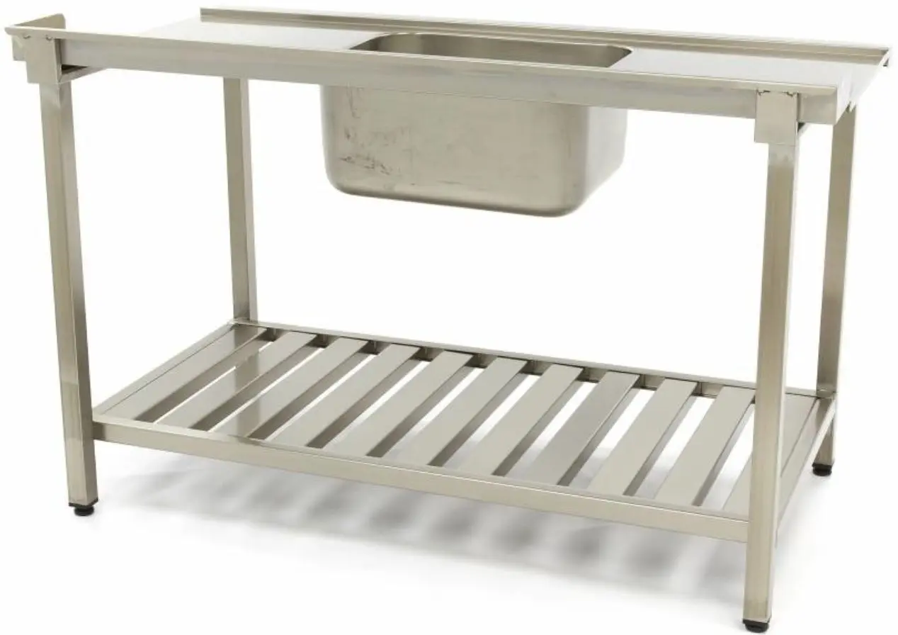 Входной стол для посудомоечной машины Maxima 09201034 1200x750mm Left (Inox)