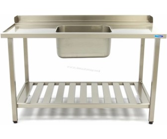 Входной стол для посудомоечной машины Maxima 09201034 1200x750mm Left (Inox)