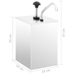 Дозатор для соусов VidaXL 51232 (Inox) Thumb