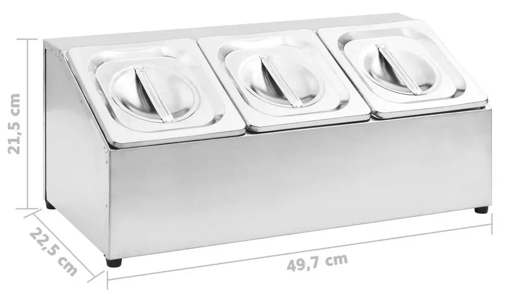 Гастроемкость VidaXL 51220 (Inox)
