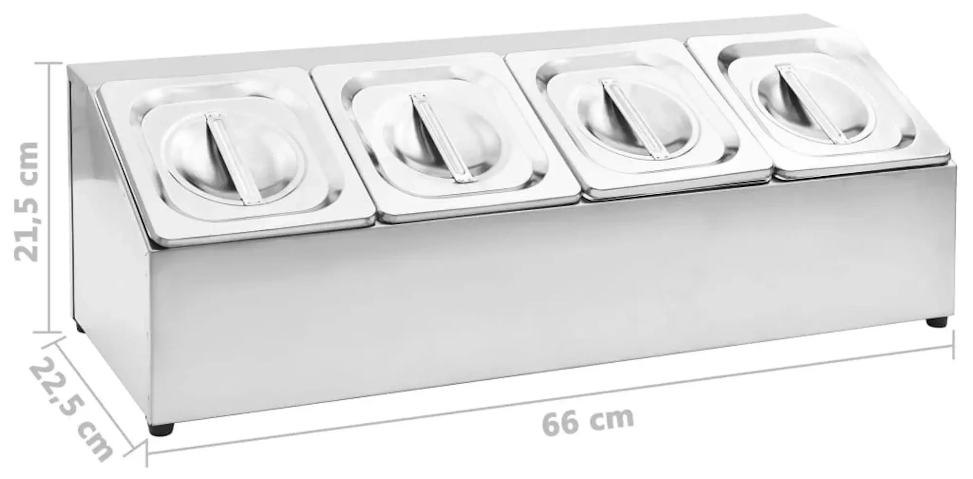 Гастроемкость VidaXL 51221 (Inox)