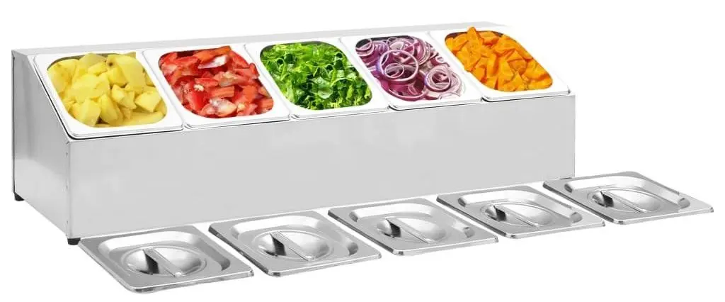 Container gastronorm VidaXL 51222 (Inox)