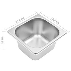 Гастроемкость VidaXL 51223 (Inox) Thumb