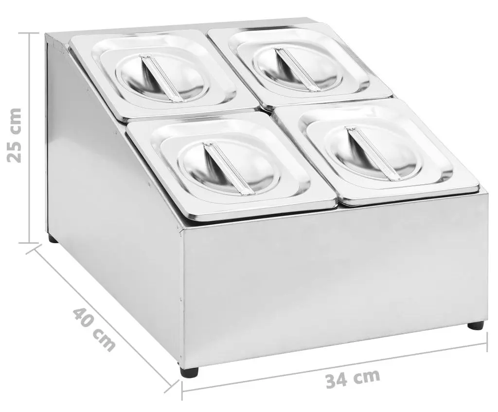 Гастроемкость VidaXL 51223 (Inox)