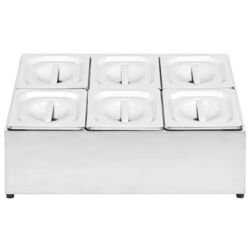 Container gastronom VidaXL 51224 (Inox) Thumb