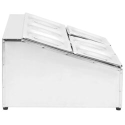 Container gastronom VidaXL 51224 (Inox) Thumb