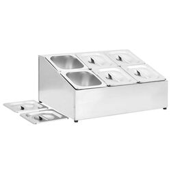 Container gastronom VidaXL 51224 (Inox) Thumb