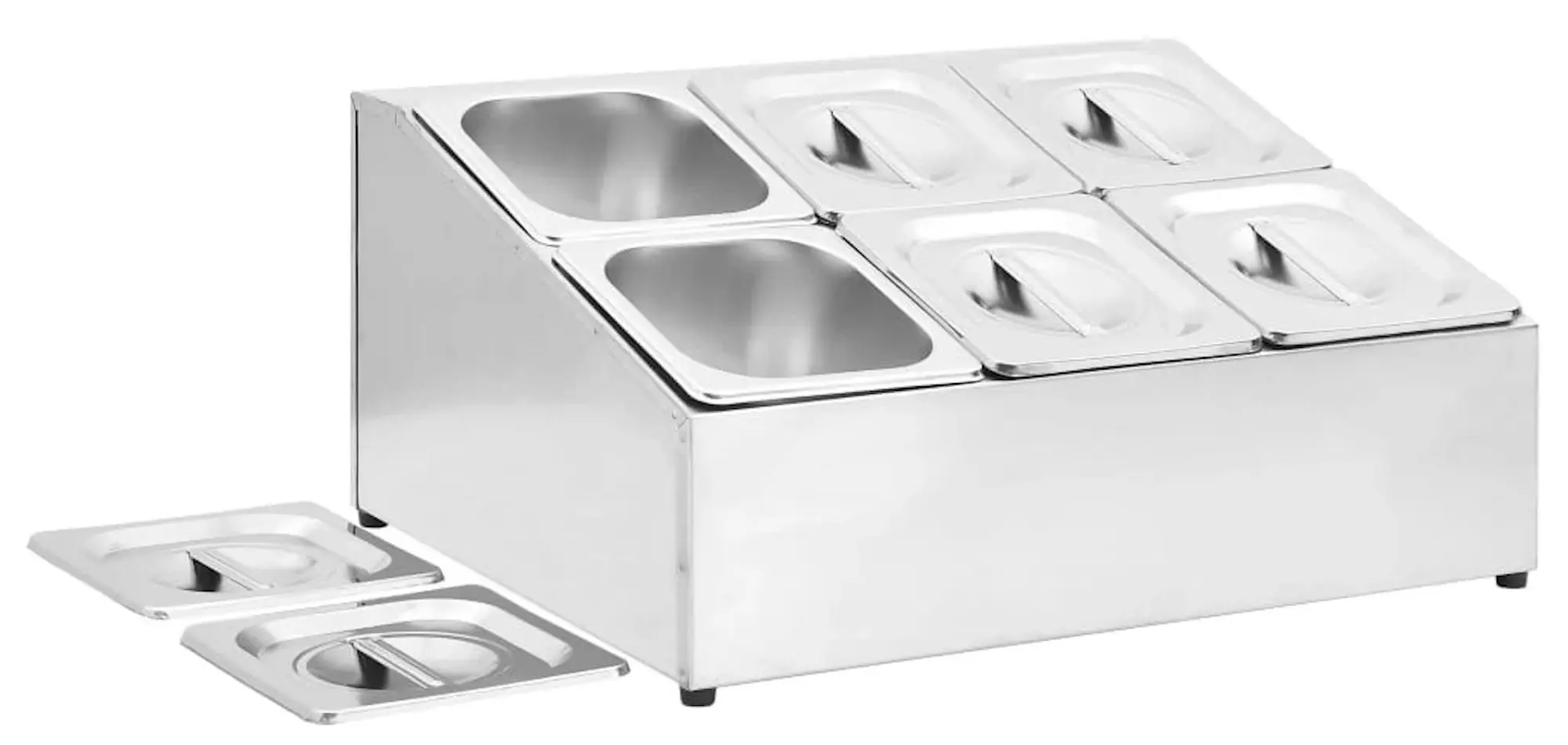 Container gastronom VidaXL 51224 (Inox)