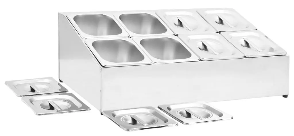 Container gastronorm VidaXL 51225 (Inox)