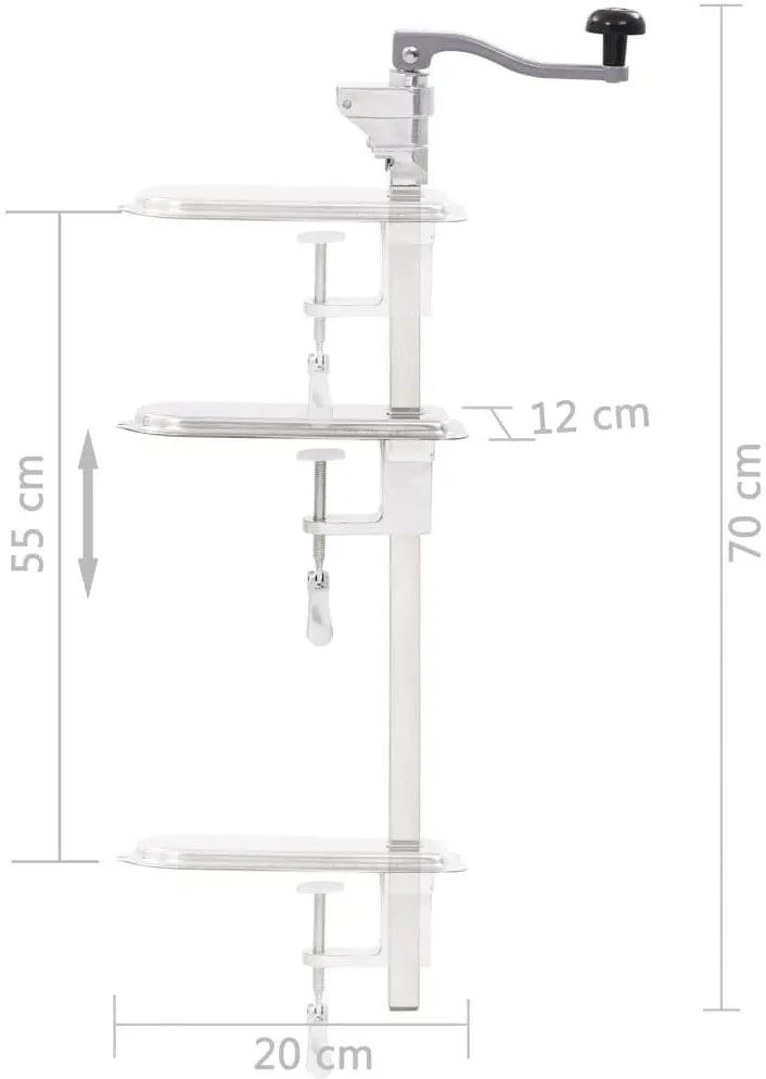 Deschizator de conserve VidaXL 50958 (Inox)