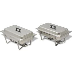 Набор гастроемкостей для подогрева пищи VidaXL 50528 (Inox) Thumb