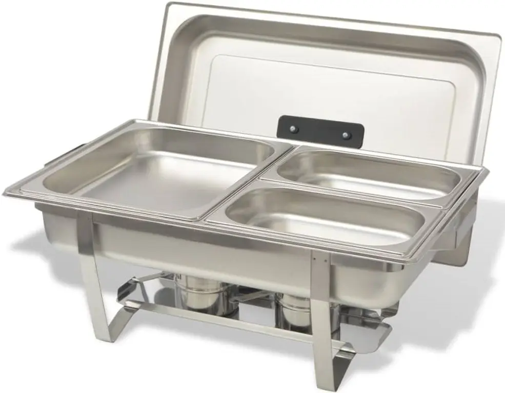 Набор гастроемкостей для подогрева пищи VidaXL 50528 (Inox)