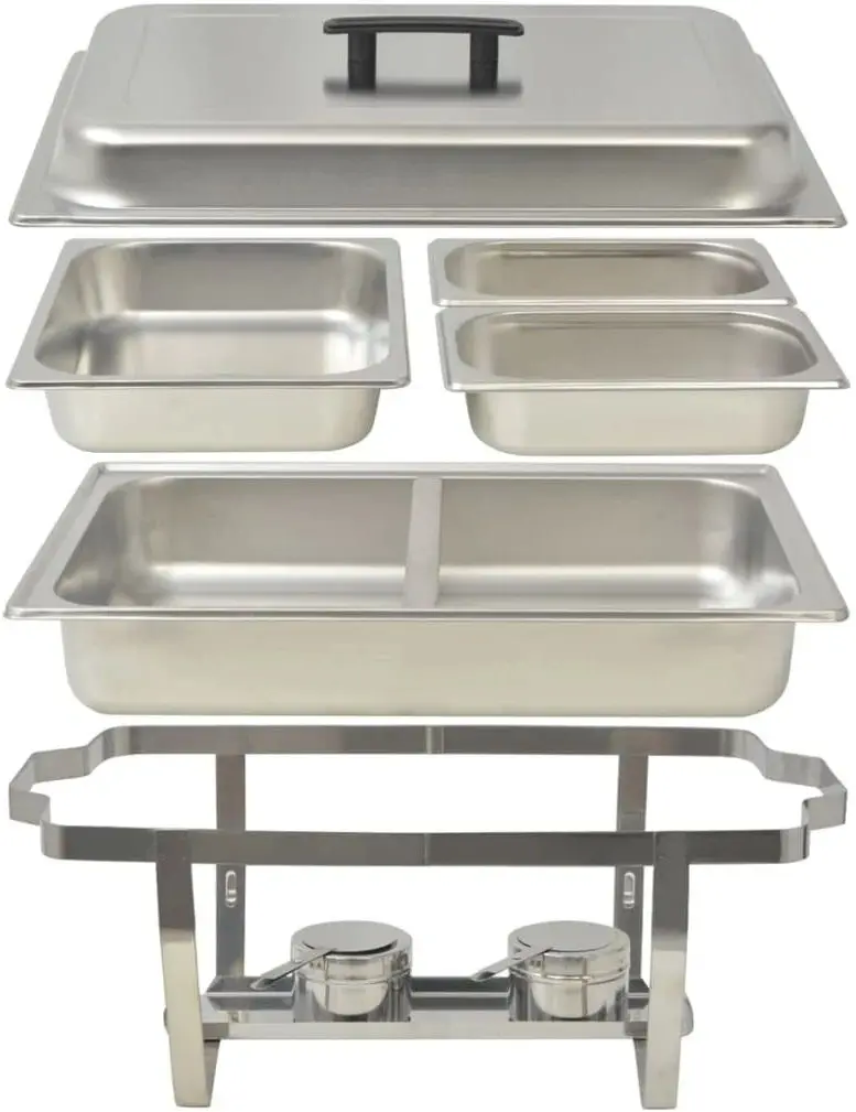 Набор гастроемкостей для подогрева пищи VidaXL 50528 (Inox)