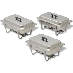 Набор гастроемкостей для подогрева пищи VidaXL 50529 (Inox) Thumb